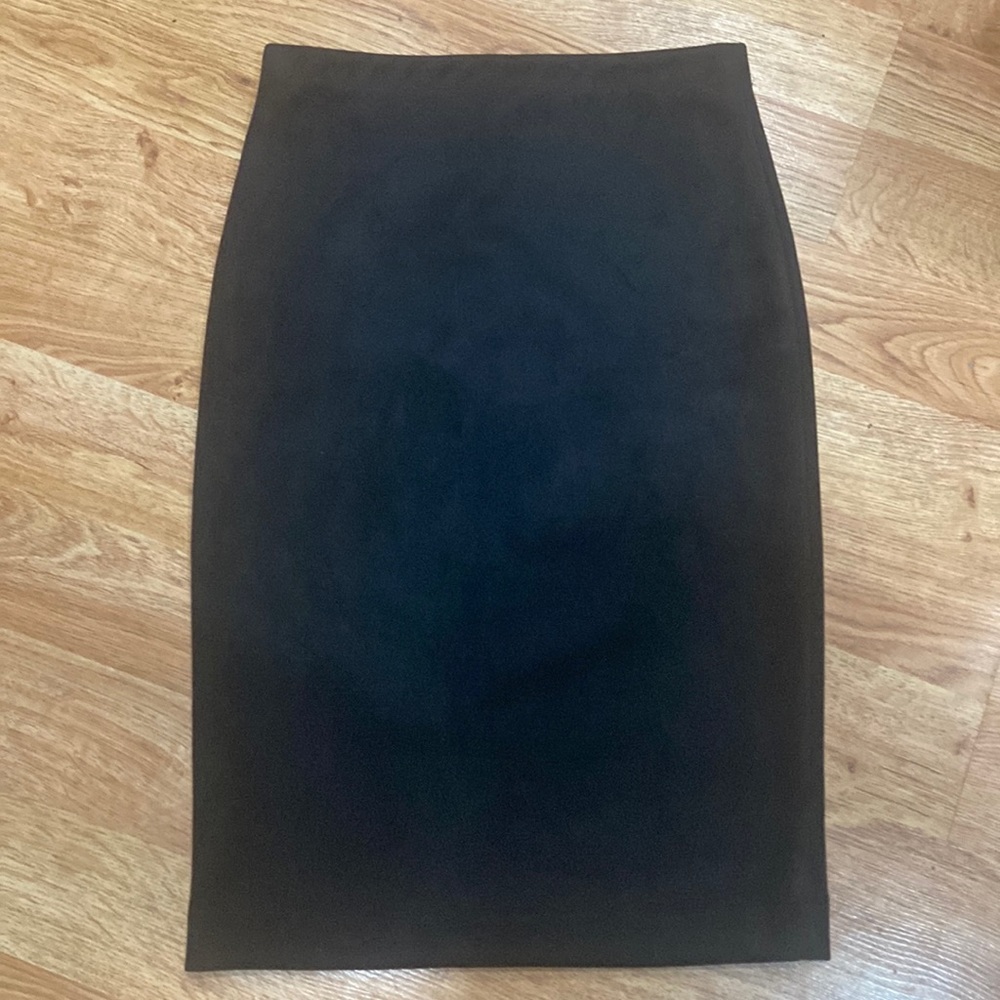 NWOT Suede BCBG Pencil Skirt